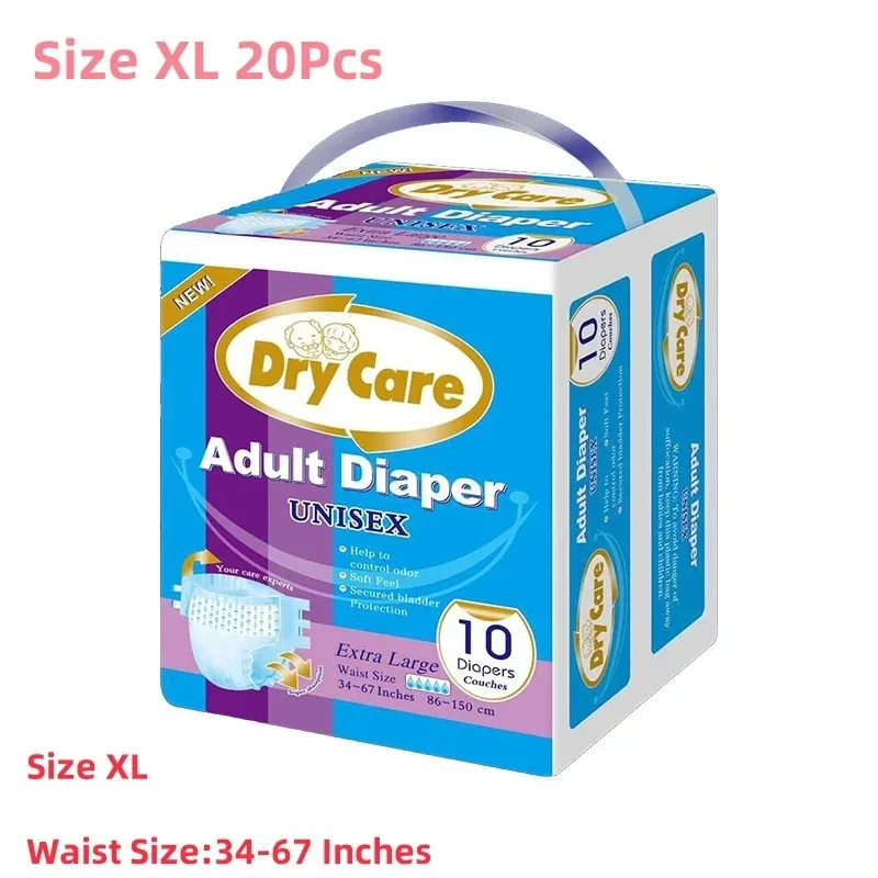 20枚入り、夜用、高吸収性、使い捨て大人用おむつ、男女兼用、 - Diapering のレビューと価格