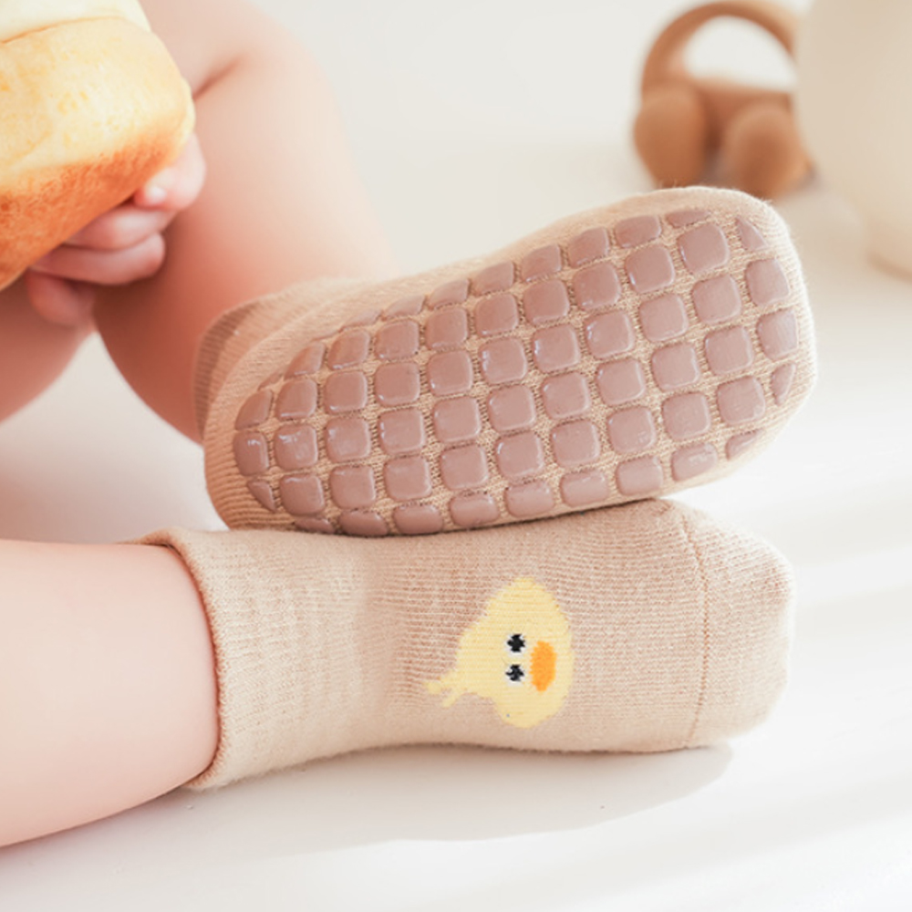 子供用、滑り止め付きの可愛い柄の靴下6足セット。赤ちゃんが家 - Unisex Baby Socks Non Slip のレビューと価格