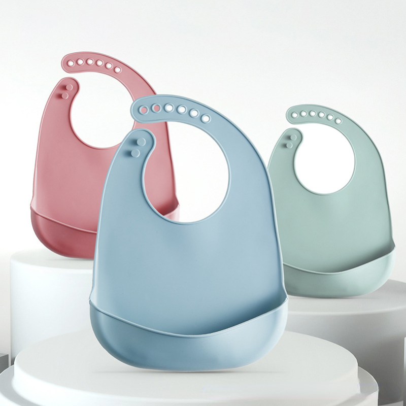 ベビーシリコーンよだれかけ赤ちゃん防水よだれかけ無地 6 ス - Waterproof Baby Bibs Silicone のレビューと価格